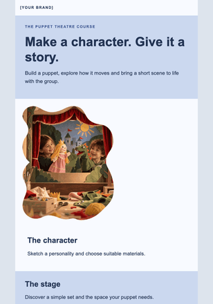 A little stage for a big imagination email design preview
