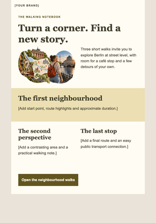 Berlin, one neighbourhood at a time email design preview