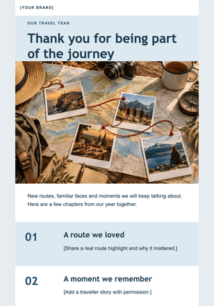 A year of taking the smaller road email design preview