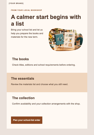 Ready for a new school chapter email design preview
