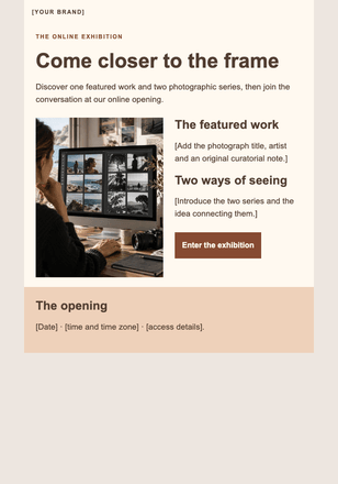 A new window into photography email design preview