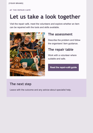 Bring the thing you would like to keep email design preview