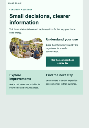 A practical energy day for the neighbourhood email design preview