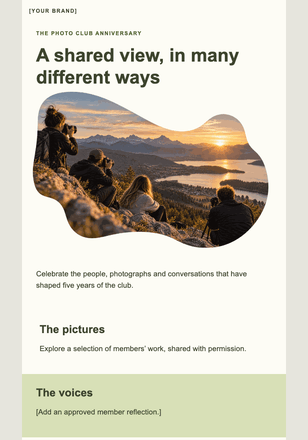 Five years of looking closer email design preview