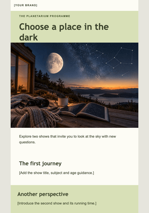 Two journeys beyond the everyday email design preview