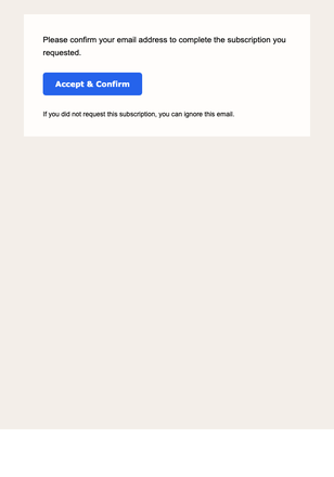 Reserved Edition — Formal email design preview
