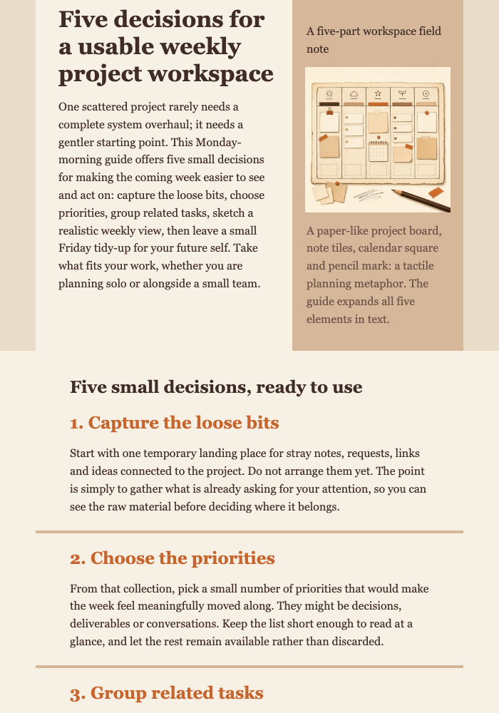 Monday Workspace Guide email design preview