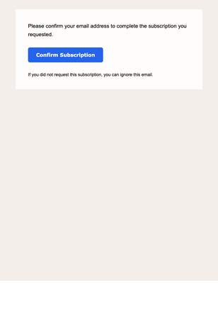 Formal Notice — Formal email design preview