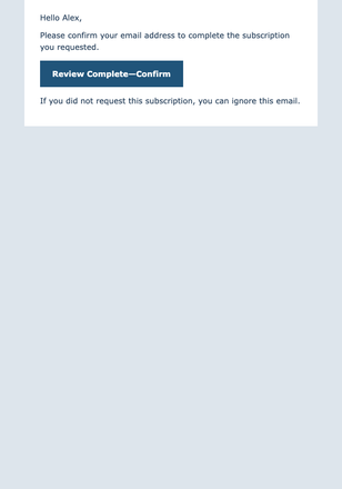 Detailed Consent — Formal email design preview