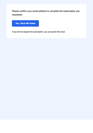Creator Note — Direct email design preview