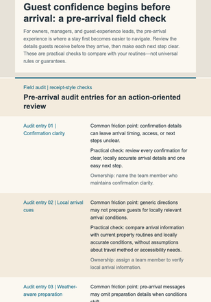 Coastal Arrival Field Notes email design preview
