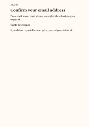 Corporate Confirmation — Formal email design preview
