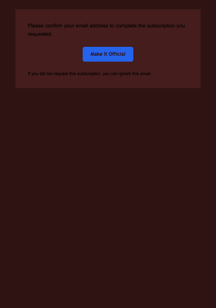 Friendly Hello — Detailed email design preview