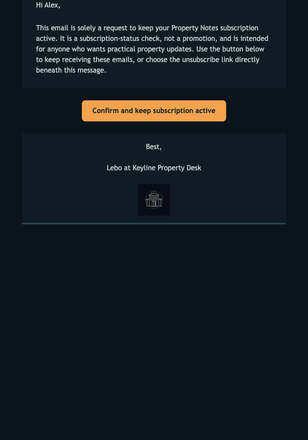 Keep Property Notes Active email design preview