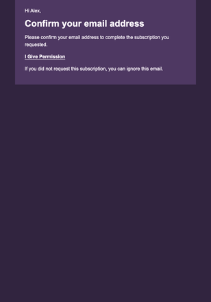 Privacy First — Warm email design preview