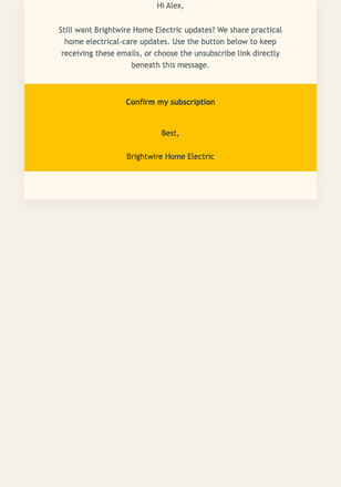 Keep Home Power Tips On email design preview
