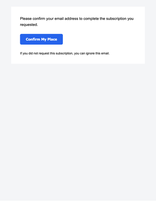 Community Invitation — Direct email design preview