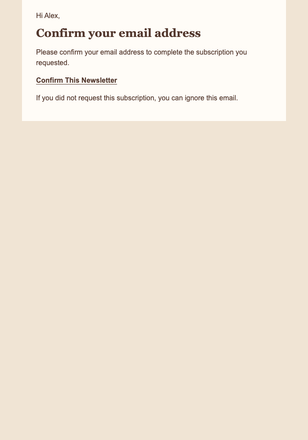 Newsletter Expectations — Direct email design preview