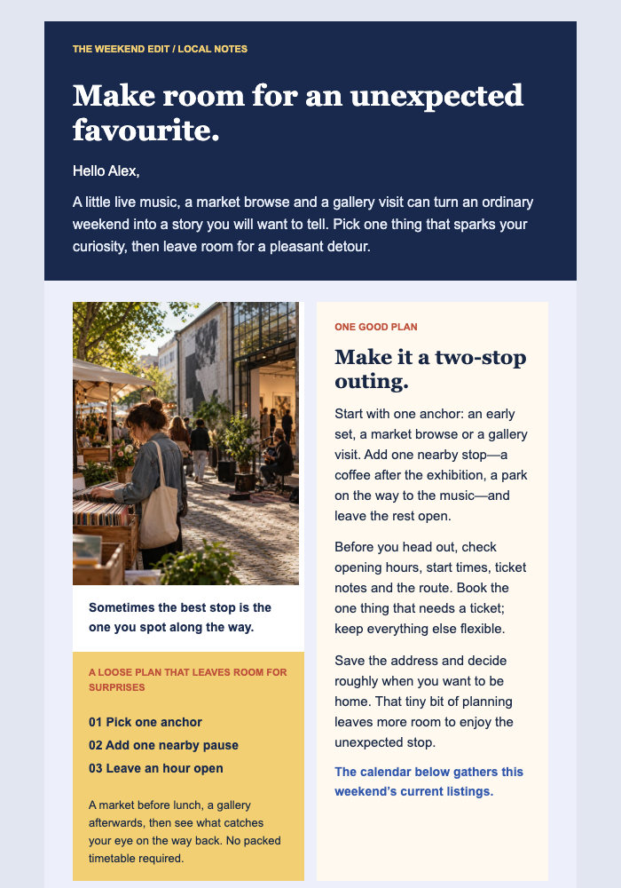 A few good reasons to go out email design preview