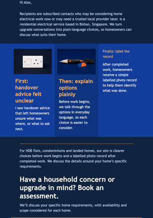 Why BrightWire Started email design preview