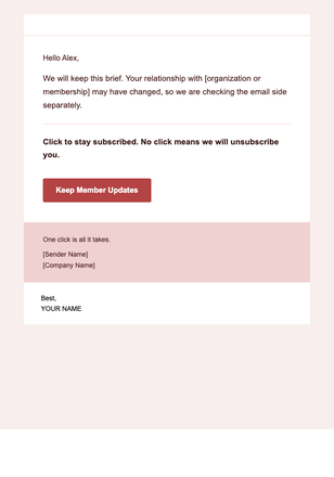 Member Updates — Minimal email design preview