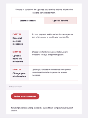 Your Data Choices, in Plain Language — Community & Membership email design preview