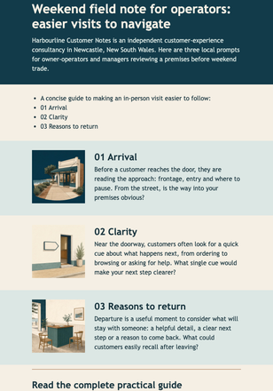Coastal Customer Field Notes email design preview