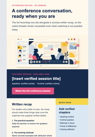 Session Replay Digest email design preview