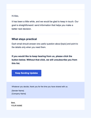 Useful Updates — Warm email design preview