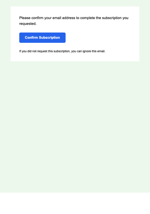 Formal Notice — Compact email design preview