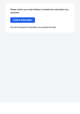 Formal Notice — Direct email design preview