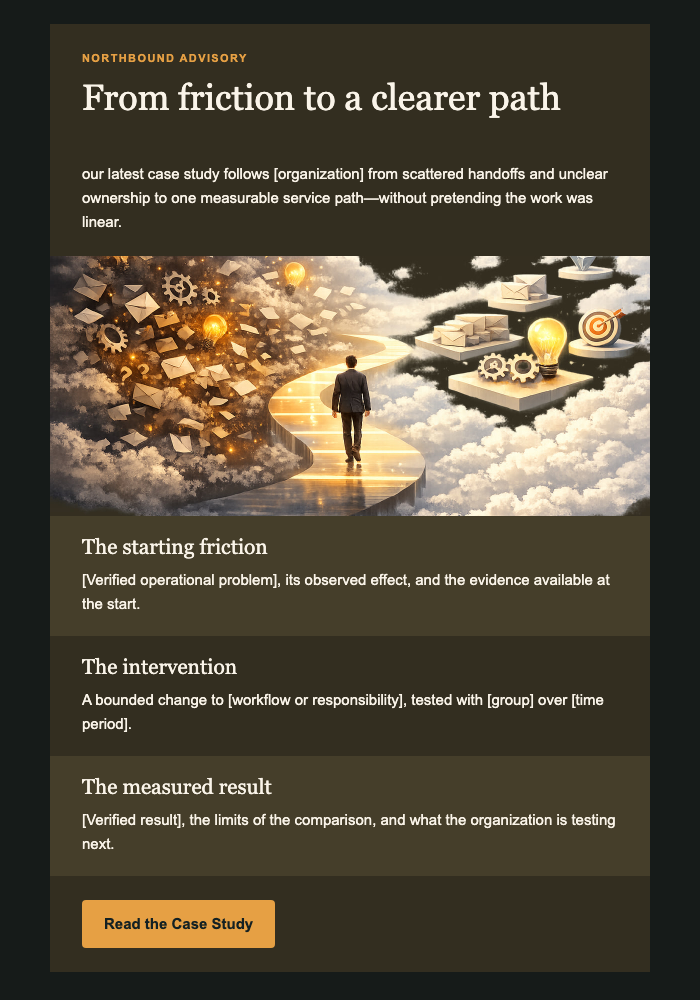 From Friction to Forward email design preview