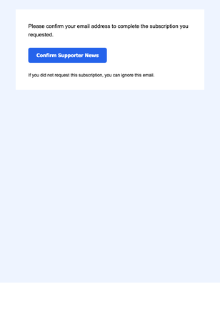 Supporter News — Direct email design preview