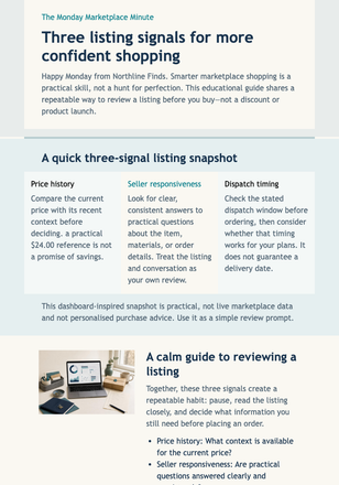 Marketplace Buying Signals Guide email design preview