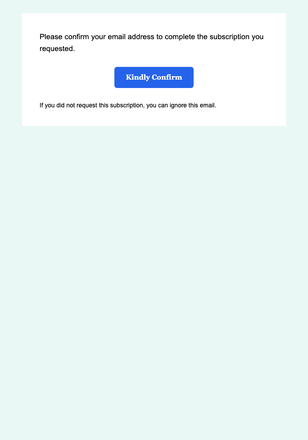 Polite Request — Compact email design preview