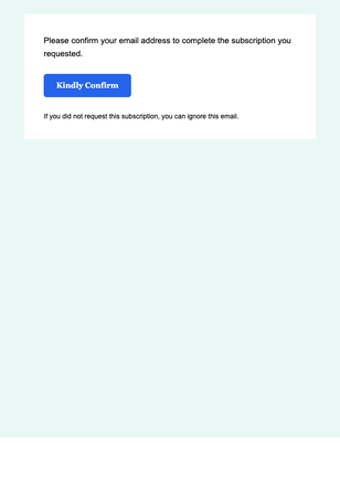 Polite Request — Compact email design preview