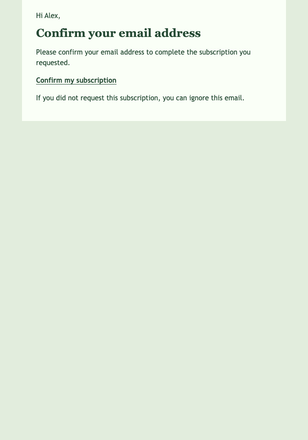 Detailed Consent — Compact email design preview