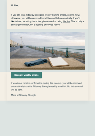 Coastal Subscription Check email design preview