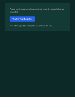 Newsletter Expectations — Compact email design preview