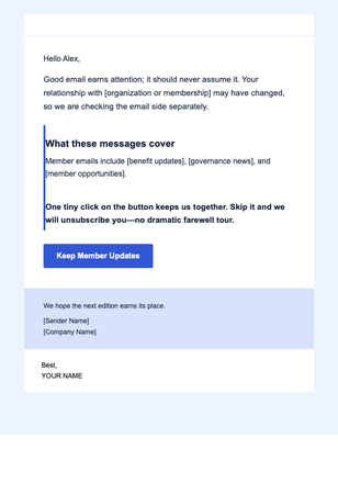 Member Updates — Editorial email design preview
