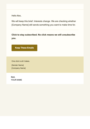 Content Fit Review — Minimal email design preview