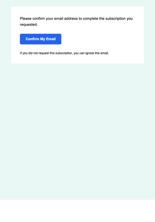 Clear Permission — Compact email design preview