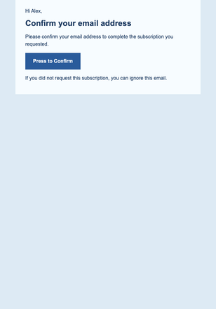Tiny Task — Direct email design preview