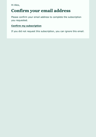 Detailed Consent — Warm email design preview