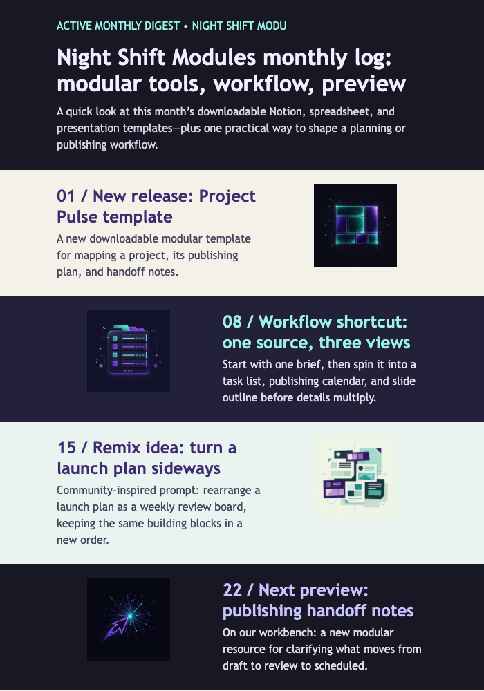 Neon Maker Monthly Digest email design preview