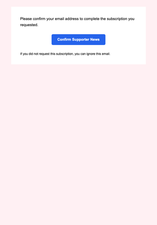 Supporter News — Formal email design preview