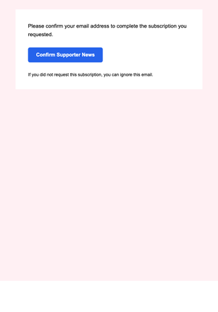 Supporter News — Formal email design preview