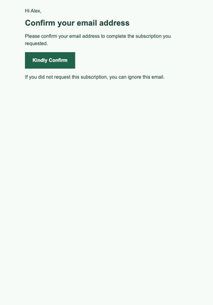 Polite Request — Formal email design preview