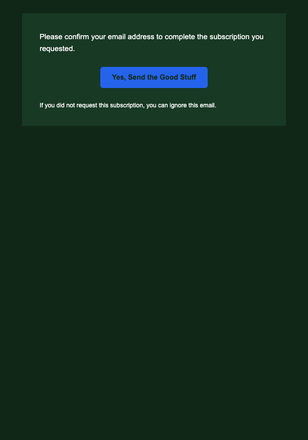 Confirm Your Subscription to Paws Play email design preview