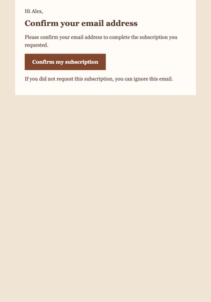 Tiny Task — Formal email design preview